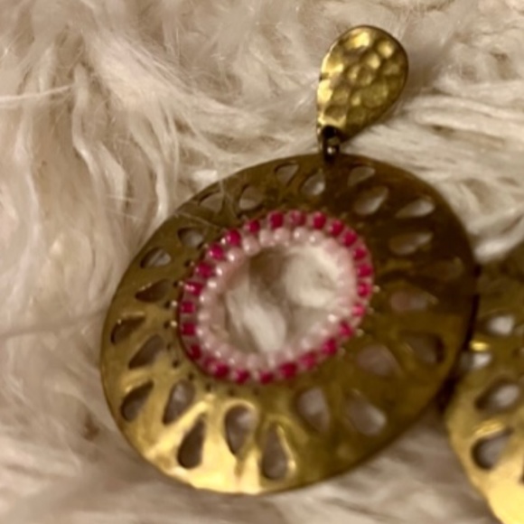 Brass Tone Bracelet and Earring Set - Picture 5 of 5